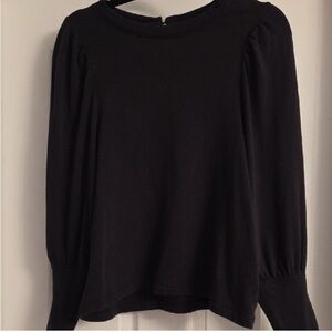 Madewell Black Long Sleeve Top
